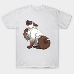 Chocolate Point Longhair T-Shirt